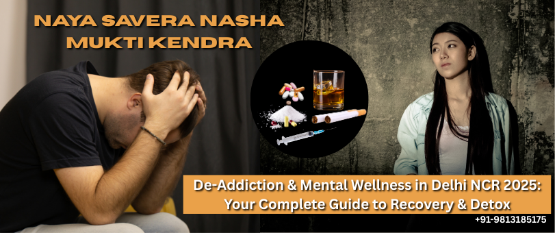 De-Addiction & Mental Wellness in Delhi NCR 2025: Your Complete Guide to Recovery & Detox